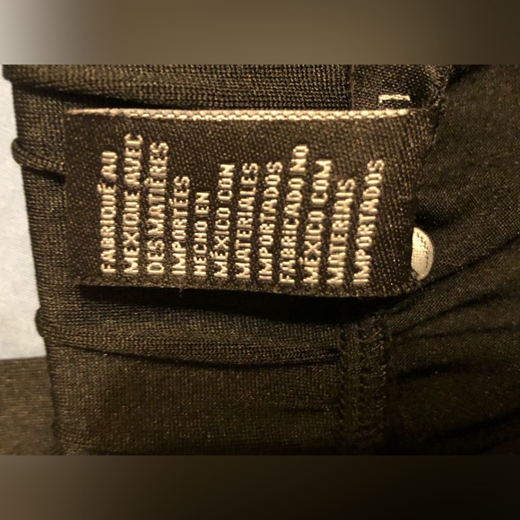 Forever 21 black dressy slacks, size medium, with slits , sexy styling EUC - Picture 12 of 16